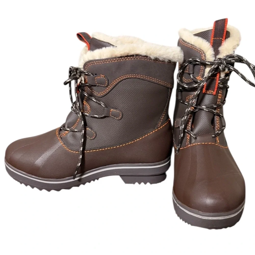 NEW JBU by Jambu Brisky Lace-Up Casual Water-resistant Boots Women's‎ Size 6
